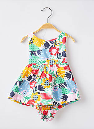 Ensemble short tissage popeline bleu BOBOLI fille