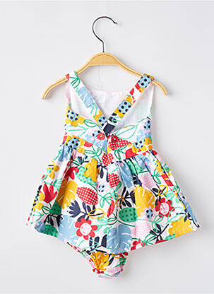 Ensemble short tissage popeline bleu BOBOLI fille