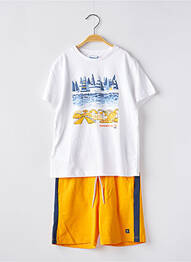 Ensemble short tissage jersey orange MAYORAL garcon