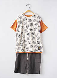 Ensemble short poches gris MAYORAL garcon