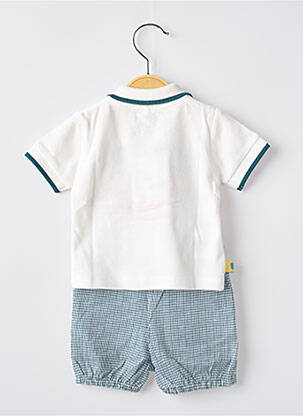 Ensemble short poches vert BOBOLI garçon