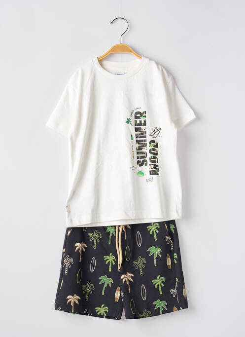 Ensemble short sérigraphie vert MAYORAL garcon