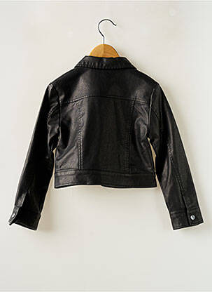 Veste simili cuir noir MAYORAL enfant