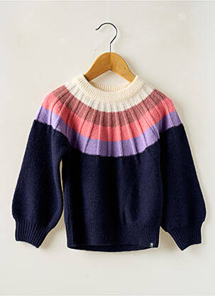Pull stretch manches longues bleu GARCIA fille