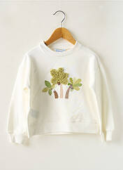 Sweat-shirt blanc MAYORAL pour fille seconde vue