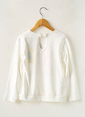 T-shirt blanc BOBOLI pour fille seconde vue