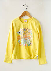 T-shirt jaune BOBOLI pour fille seconde vue