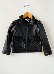 Veste simili cuir noir MAYORAL pour fille seconde vue