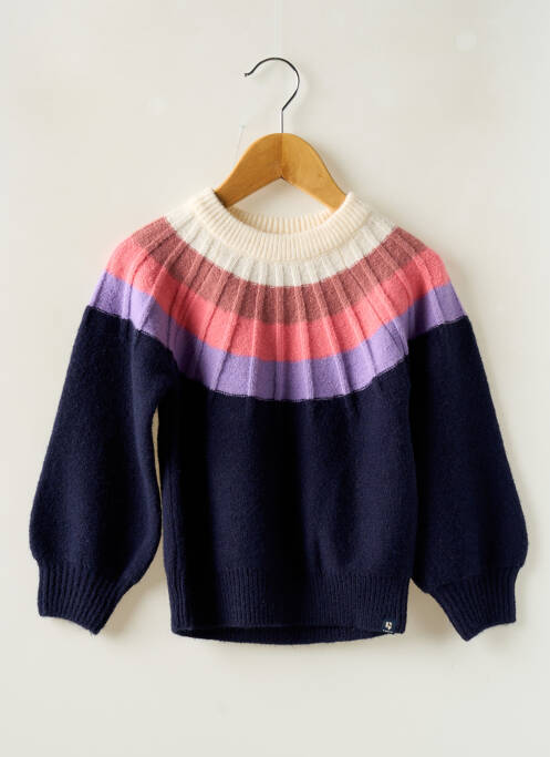 Pull maille tricot manches longues bleu GARCIA fille