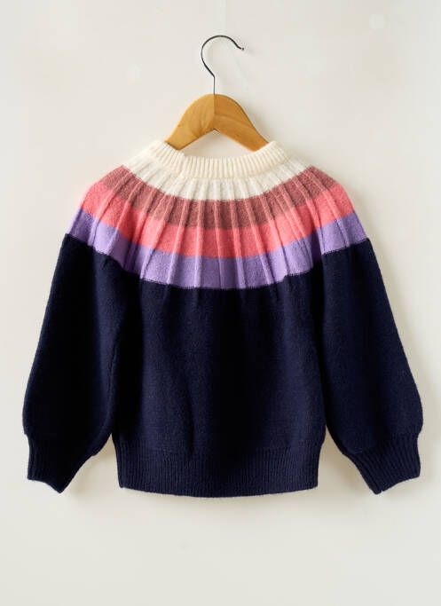 Pull maille tricot manches longues bleu GARCIA fille