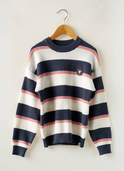 Pull maille tricot manches longues gris GARCIA fille