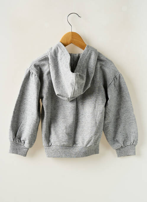 Sweat-shirt à capuche gris BOBOLI pour fille