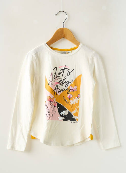 T-shirt beige GARCIA pour fille