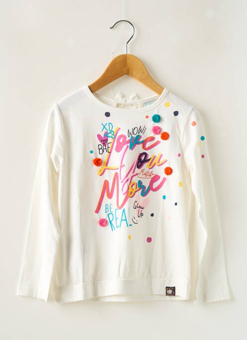 T-shirt blanc BOBOLI pour fille