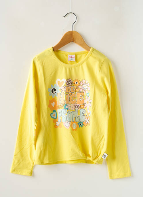 T-shirt jaune BOBOLI pour fille