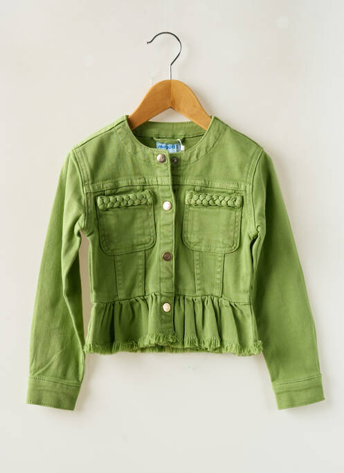 Veste casual vert MAYORAL pour fille