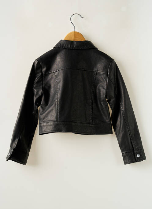 Veste simili cuir noir MAYORAL pour enfant