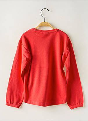 T-shirt coupe droite manches longues rouge GARCIA fille