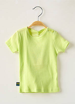 T-shirt coupe cintrée manches courtes vert BOBOLI fille