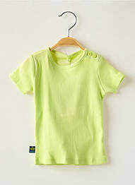 T-shirt coupe cintrée manches courtes vert BOBOLI fille