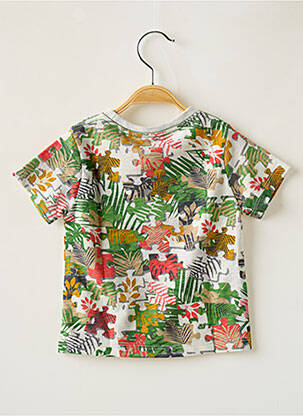 T-shirt imprimé fantaisie manches courtes vert BOBOLI garçon