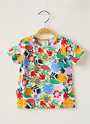 T-shirt stretch manches courtes vert BOBOLI fille