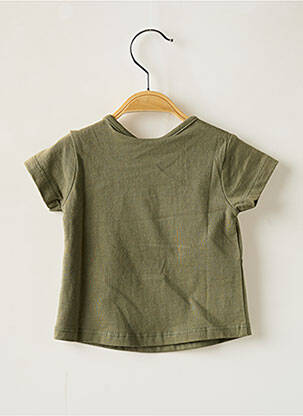 T-shirt coupe droite manches courtes vert BOBOLI fille