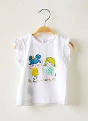 T-shirt blanc MAYORAL pour fille seconde vue
