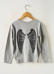 T-shirt gris BOBOLI pour fille seconde vue