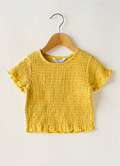 T-shirt jaune MAYORAL pour fille seconde vue