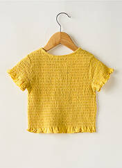 T-shirt jaune MAYORAL pour fille seconde vue