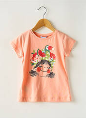 T-shirt orange MAYORAL pour fille seconde vue