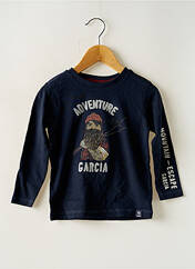 T-shirt bleu GARCIA pour garçon seconde vue