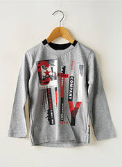T-shirt gris BOBOLI pour garçon seconde vue
