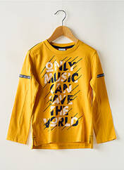 T-shirt jaune BOBOLI pour garçon seconde vue