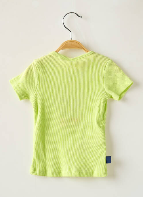 T-shirt coupe cintrée manches courtes vert BOBOLI fille