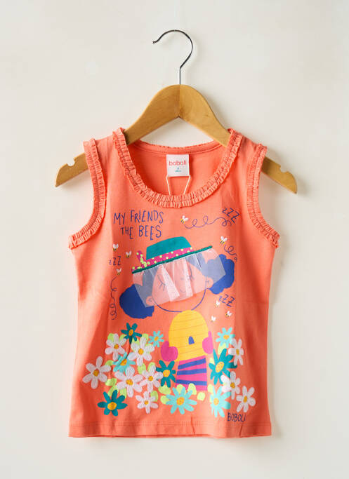 Débardeur orange BOBOLI pour fille
