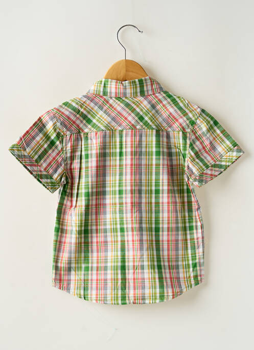 Chemise manches courtes vert BOBOLI garçon