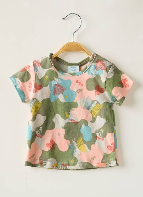 T-shirt vert BOBOLI pour fille