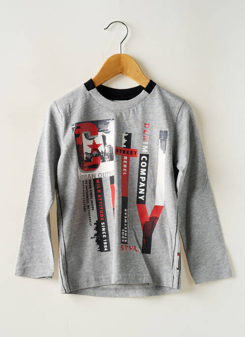 T-shirt gris BOBOLI pour garçon
