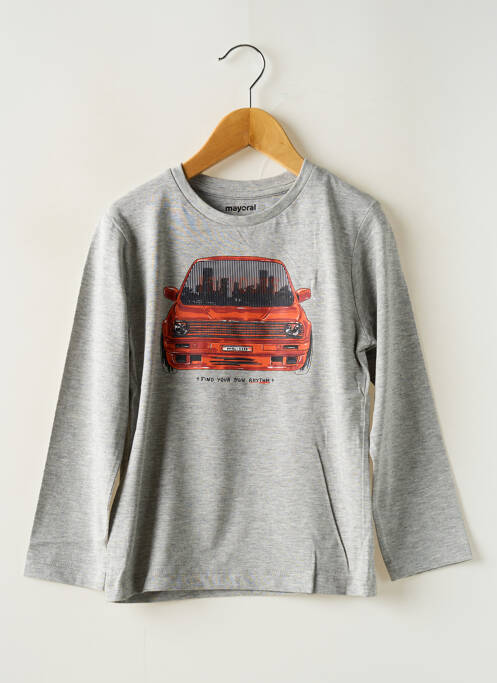 T-shirt gris MAYORAL pour garçon