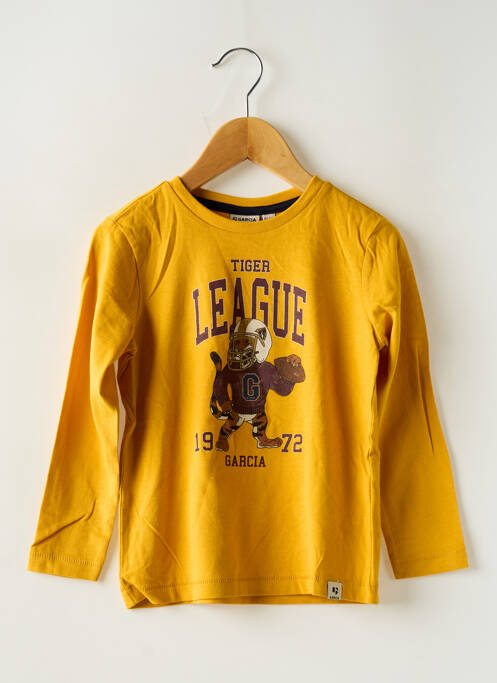 T-shirt jaune GARCIA pour garçon