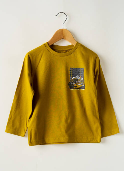 T-shirt jaune MAYORAL pour garçon