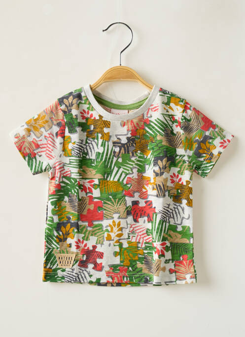 T-shirt vert BOBOLI pour garçon