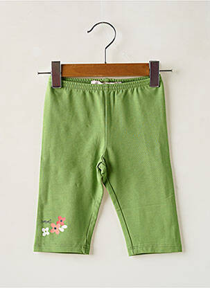 Legging sérigraphie taille élastique vert BOBOLI fille