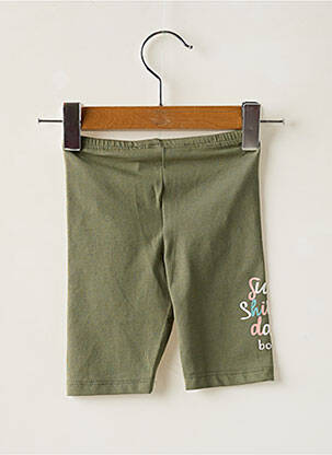 Legging sérigraphie taille élastique vert BOBOLI fille