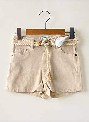 Short stretch taille ajustable beige MAYORAL fille