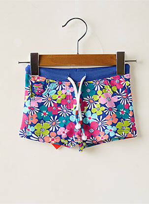 Short poches taille élastique bleu BOBOLI fille