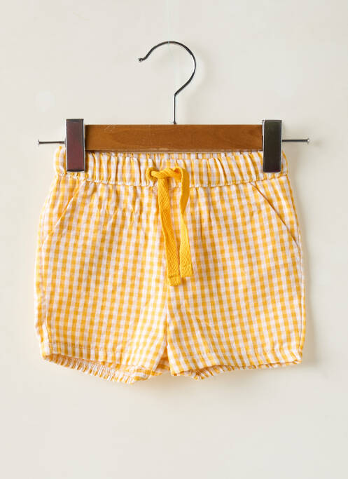 Short poches taille élastique jaune BOBOLI enfant