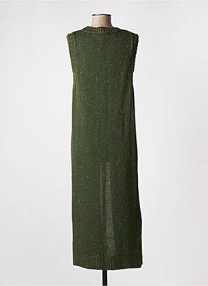 Gilet sans manche poches vert SEE THE MOON femme